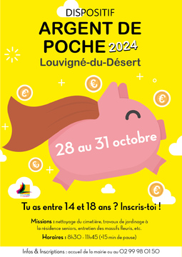 argent de poche 28 31 oct 24