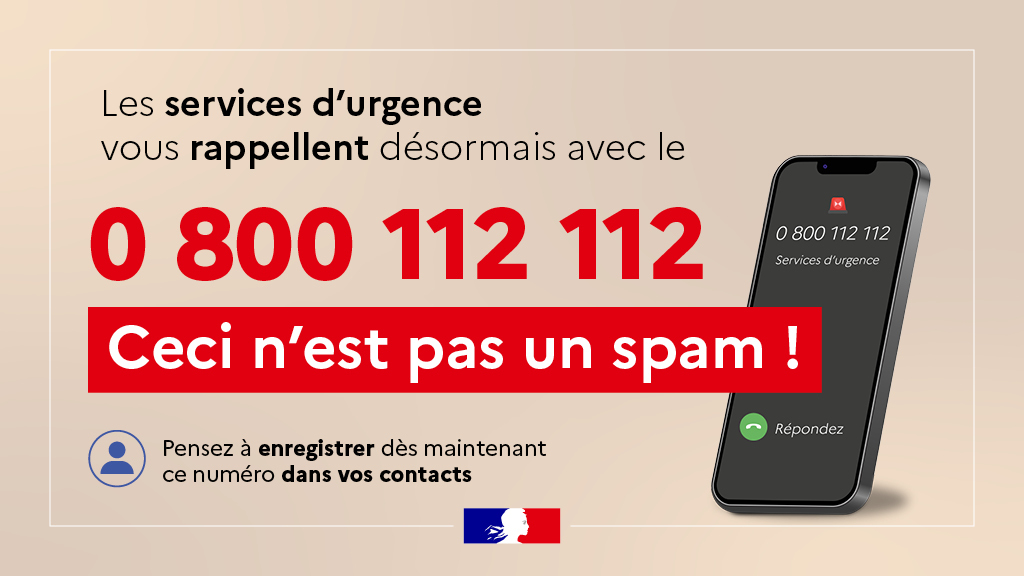 urgence numero rappel